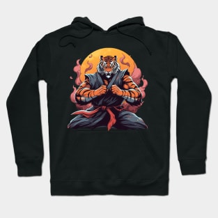 karate tiger Hoodie